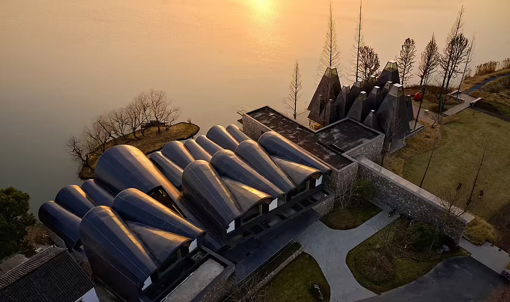 The Boatyard Hotel: A Symphony of Architecture and Nature in Suzhou's Riverside Sanctuary