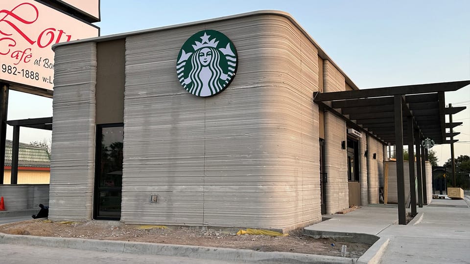 Starbucks Pioneers First 3D-Printed Café in Brownsville, Texas